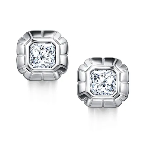 Cercei Pusete din argint cu Cubic Zirconia Incolor