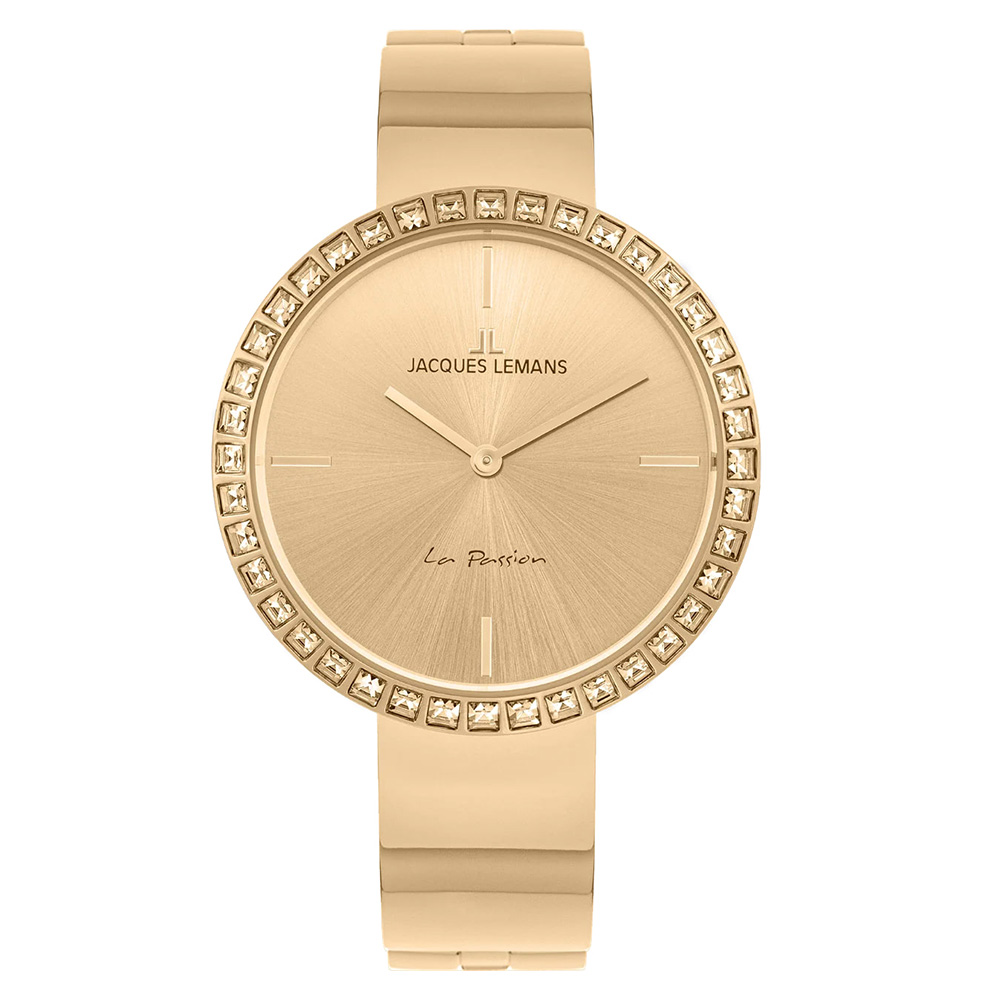 Ceas JACQUES LEMANS cu pietre Swarovski