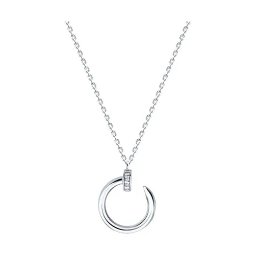 Colier din argint cu Cubic Zirconia Incolor