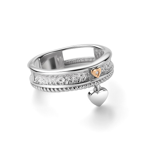 Inel din argint  cu pietre Diamant