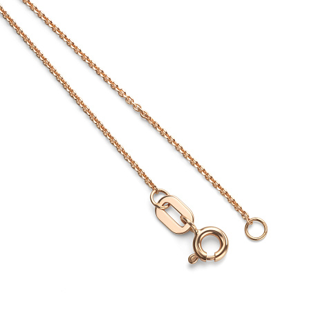 Colier din aur roșu cu pietre Diamant