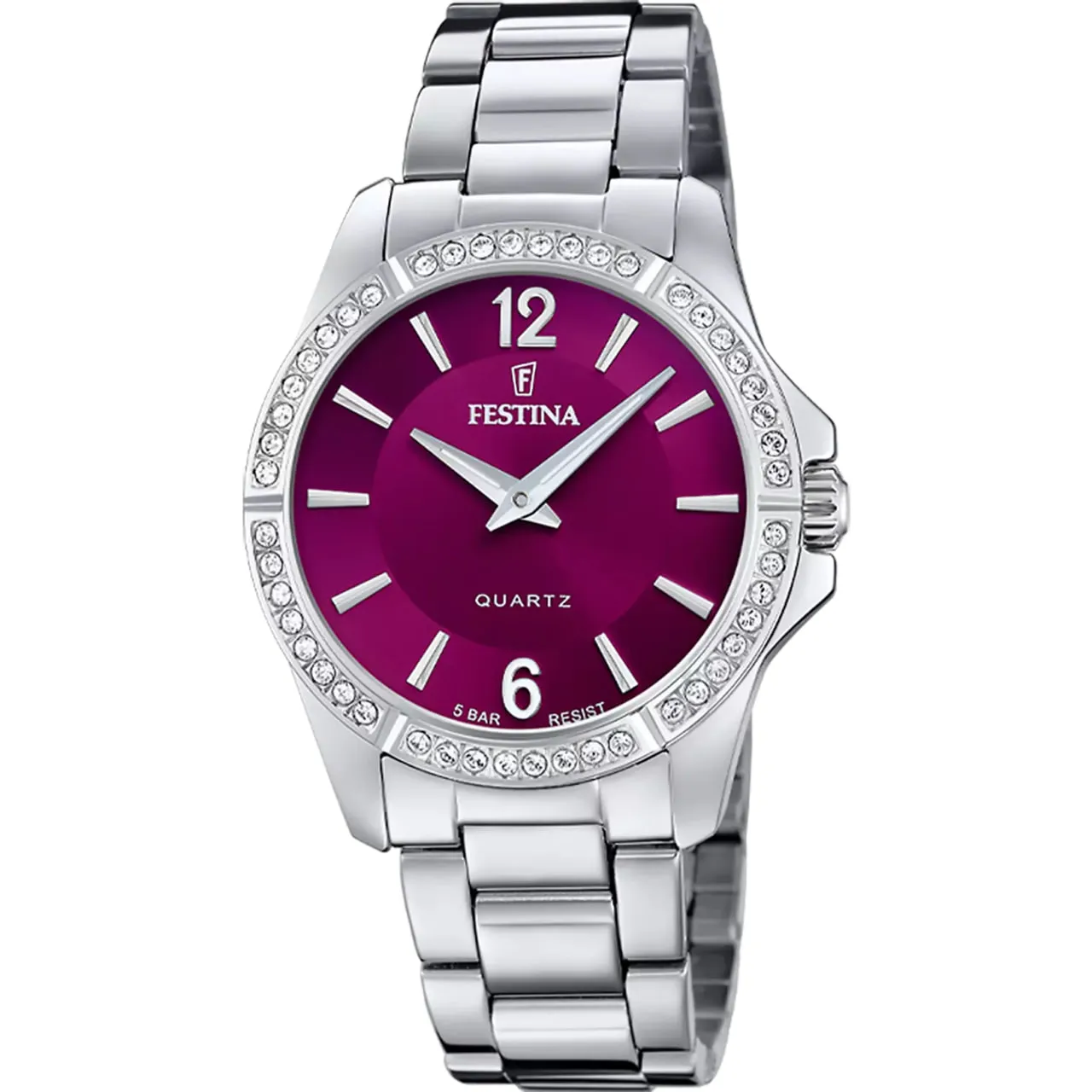 Часы FESTINA с камнями Swarovski