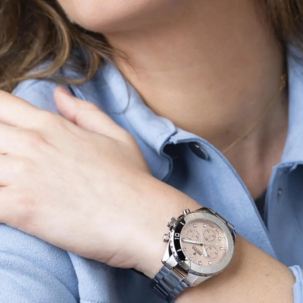 Часы FESTINA с камнями Swarovski