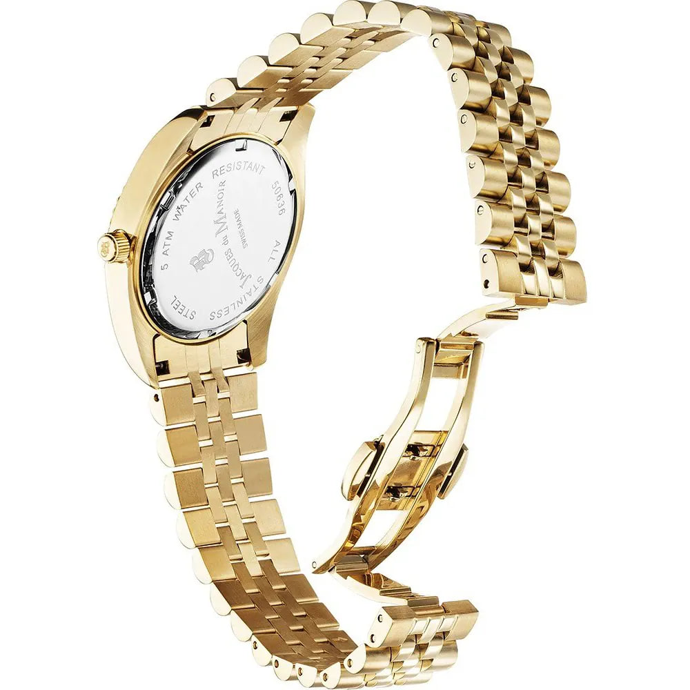 Ceas JACQUES DU MANOIR  cu pietre Swarovski
