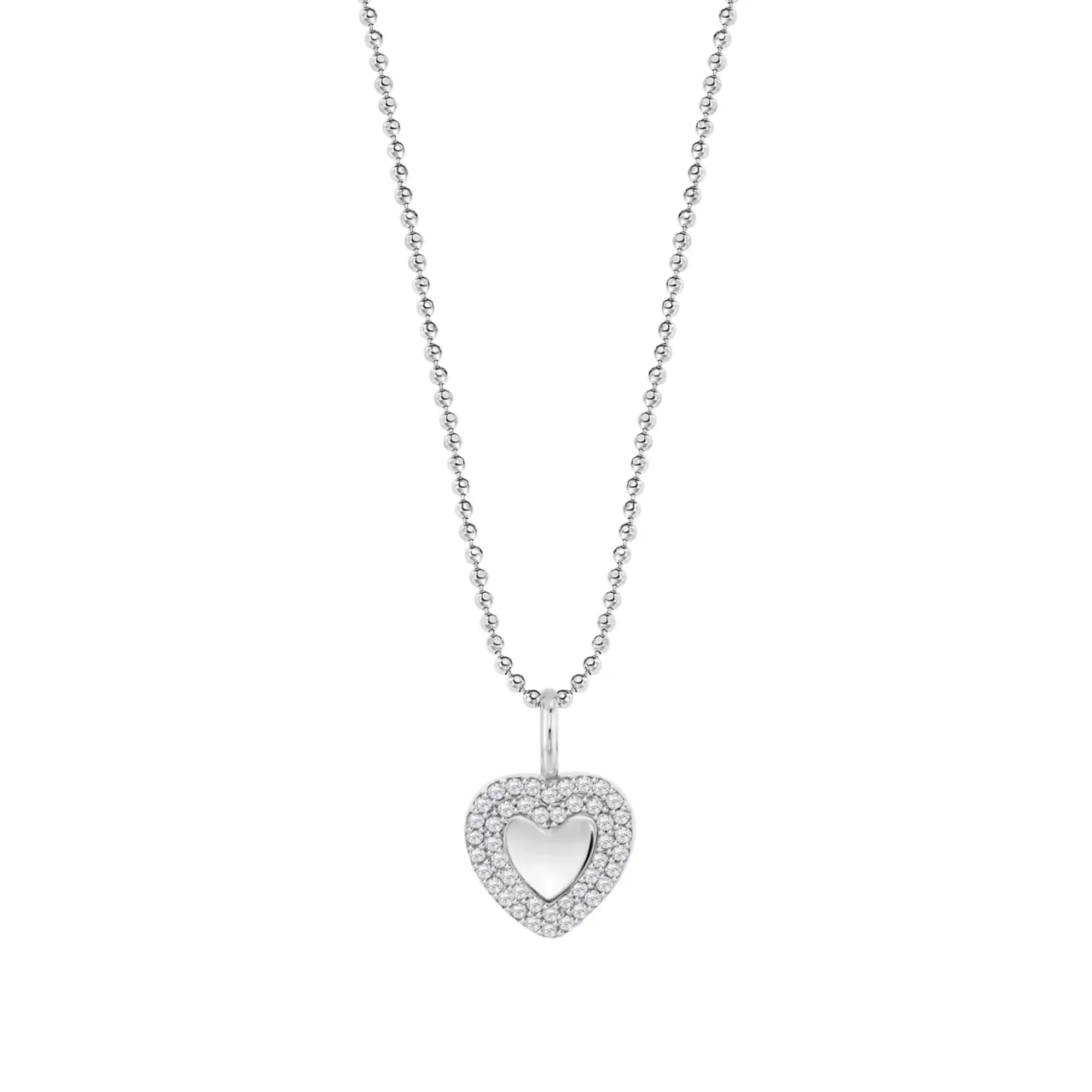 Colier din argint cu Cubic Zirconia Incolor
