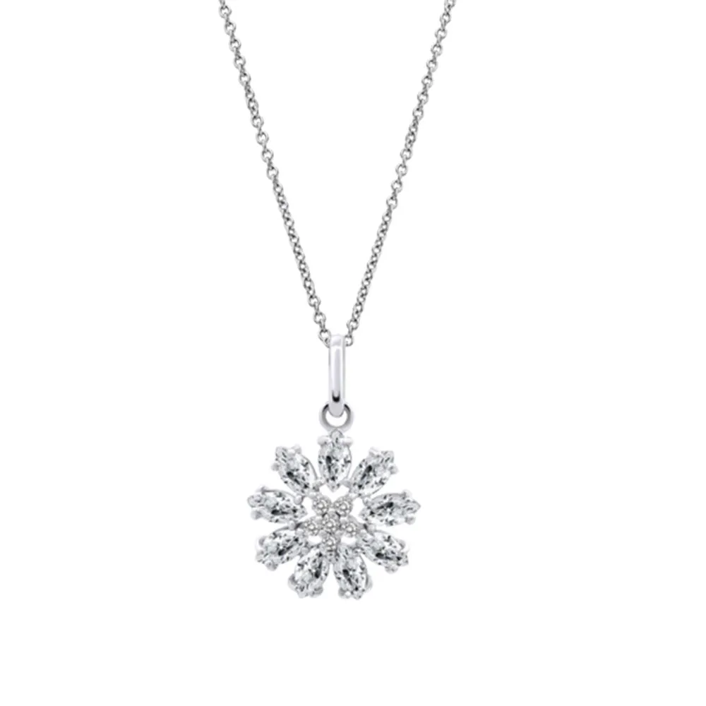 Colier din argint cu Cubic Zirconia Incolor