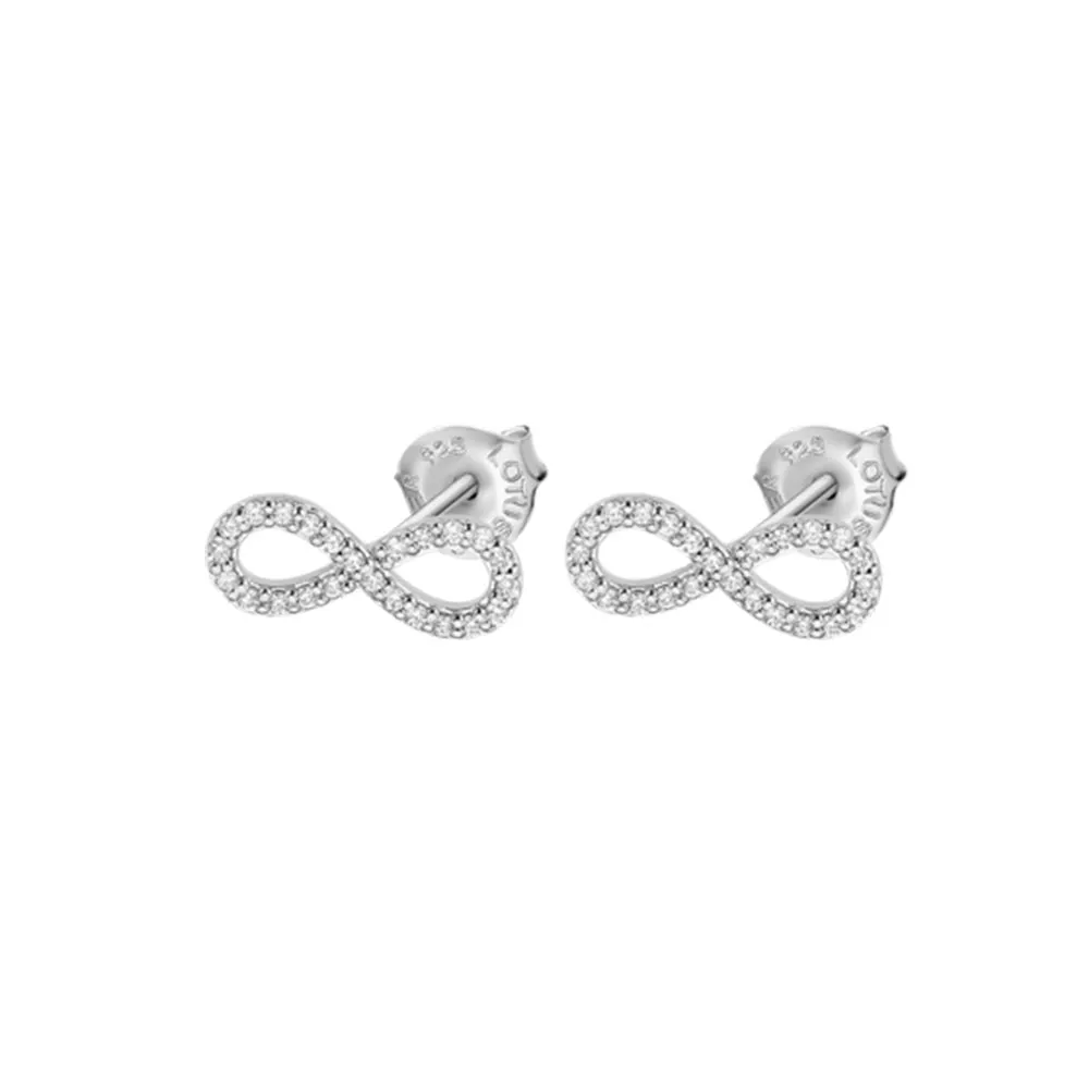Cercei Pusete din argint cu Cubic Zirconia Incolor