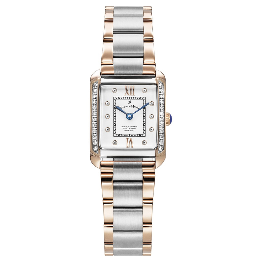 Часы JACQUES DU MANOIR с камнями Swarovski