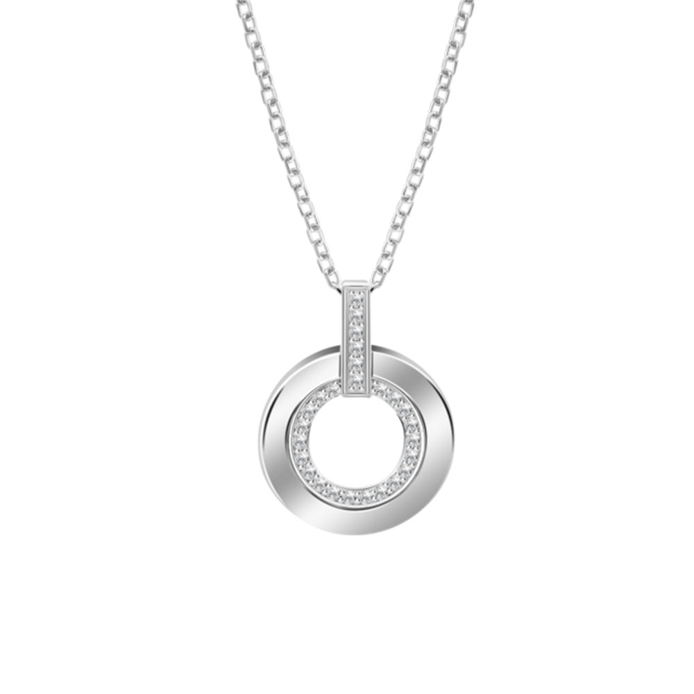 Colier din argint  cu pietre Cubic Zirconia Incolor