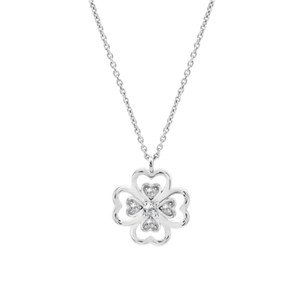 Colier din argint cu Cubic Zirconia Incolor