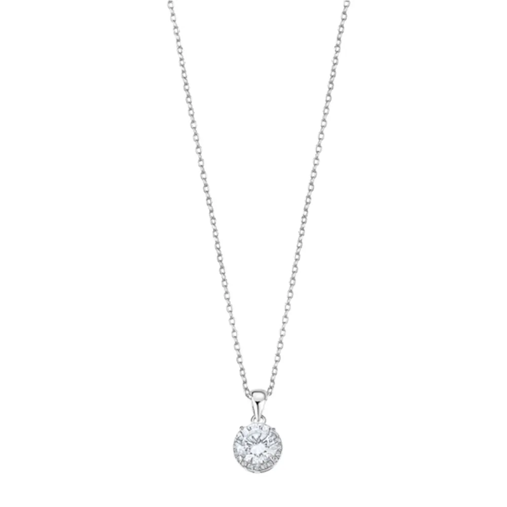 Colier din argint cu Cubic Zirconia Incolor