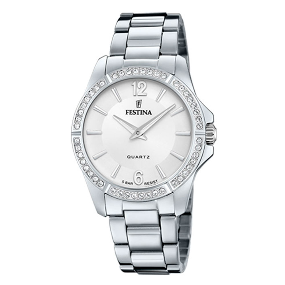Часы FESTINA с камнями Swarovski
