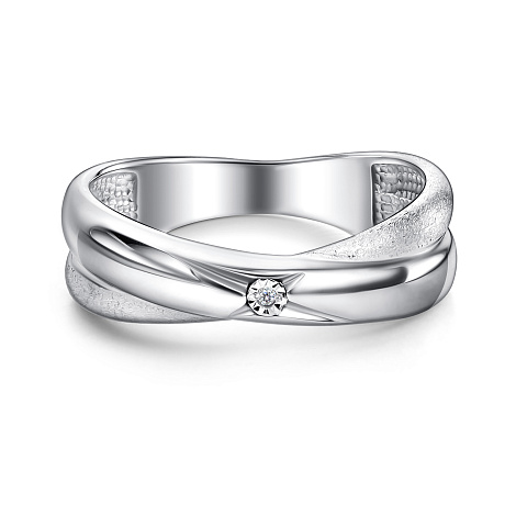 Inel din argint  cu pietre Diamant