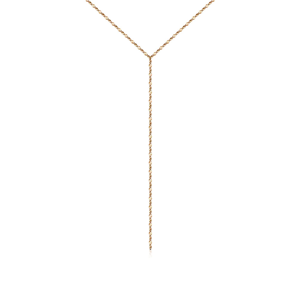 Colier din aur roșu fără pietre