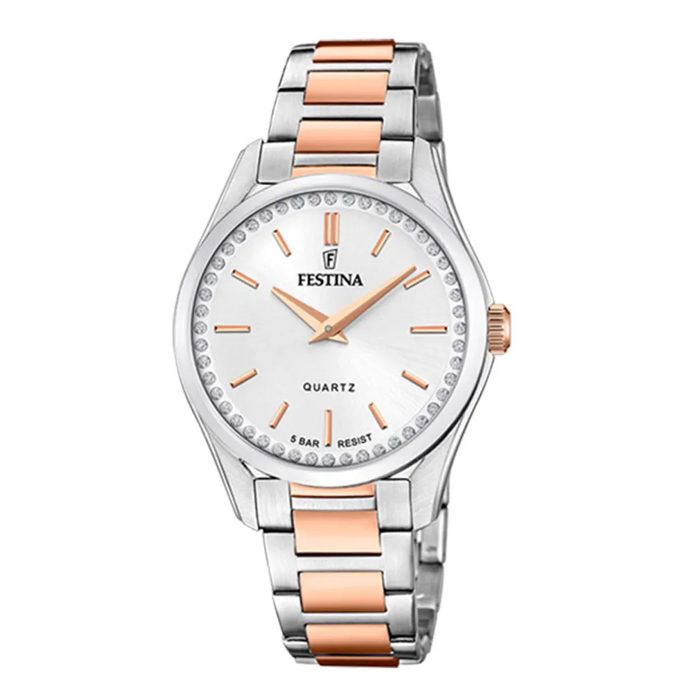 Часы FESTINA с камнями Swarovski
