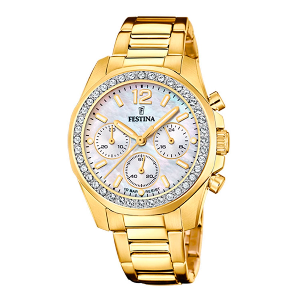 Часы FESTINA с камнями Swarovski