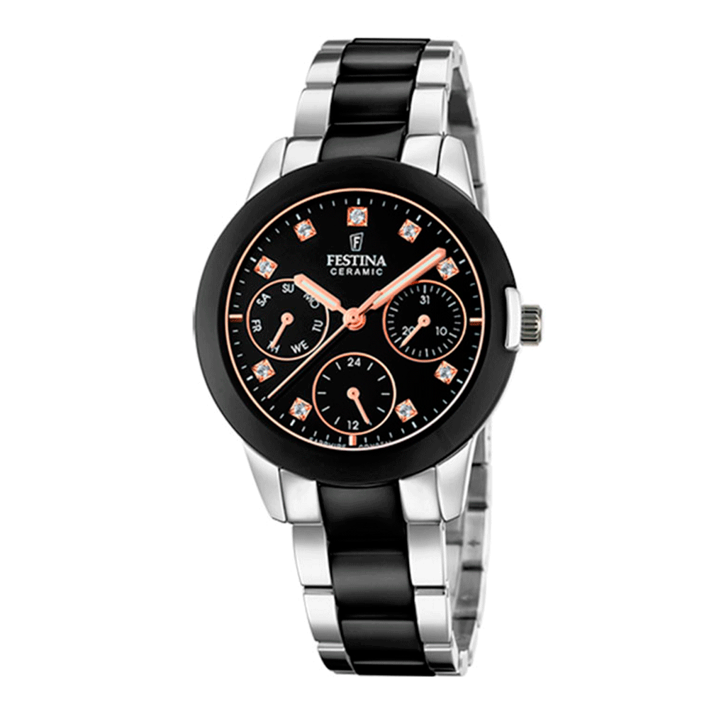 Часы FESTINA с камнями Swarovski