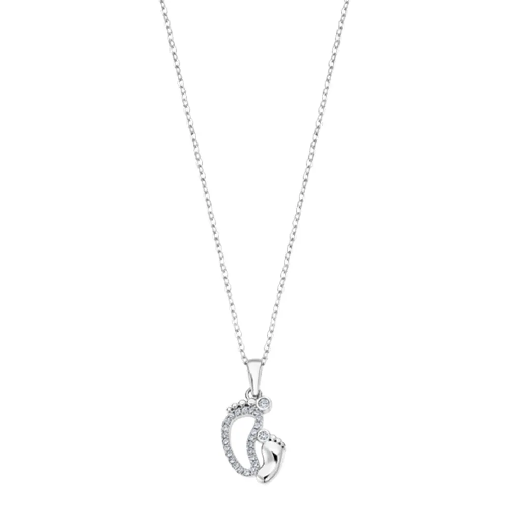 Colier din argint cu Cubic Zirconia Incolor