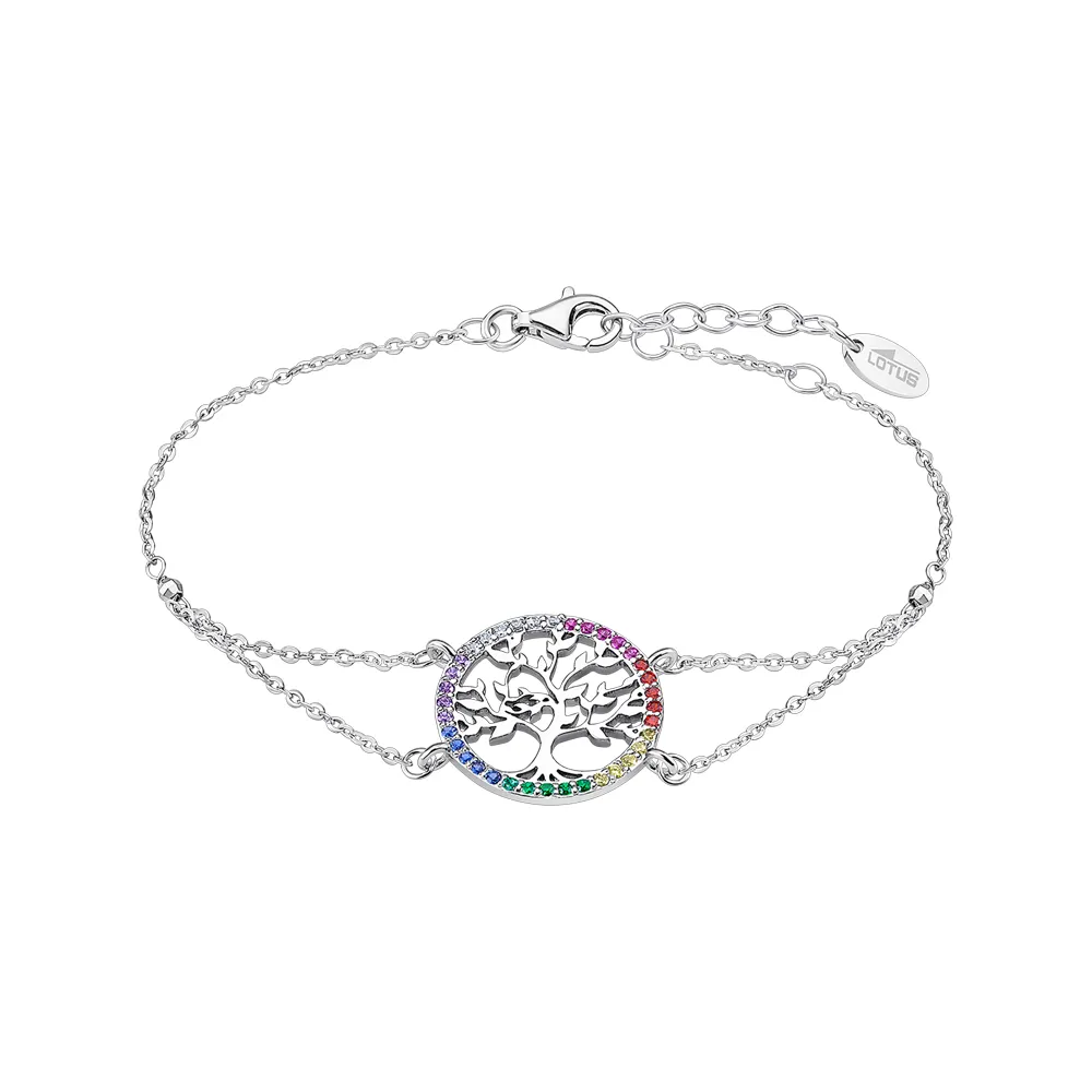 Brățară din argint cu Cubic Zirconia Multicoloră