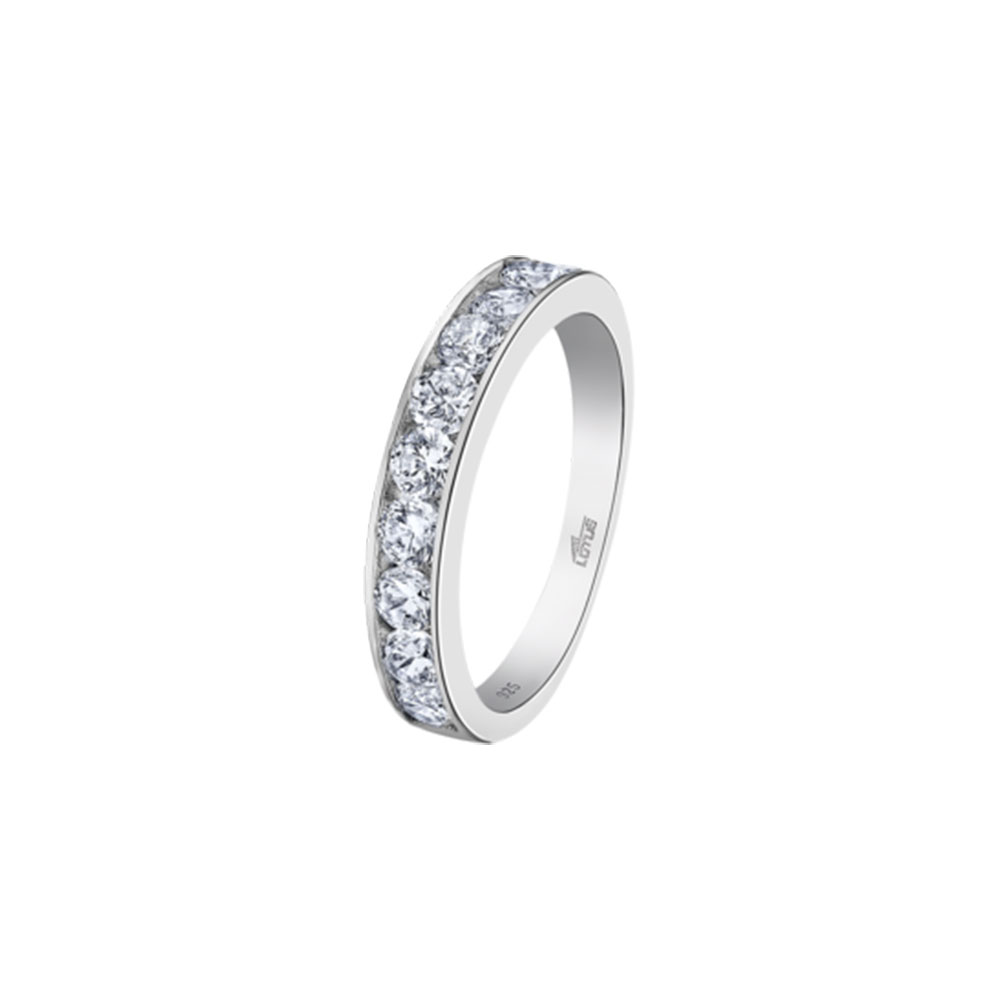Inel din argint  cu pietre Cubic Zirconia Incolor