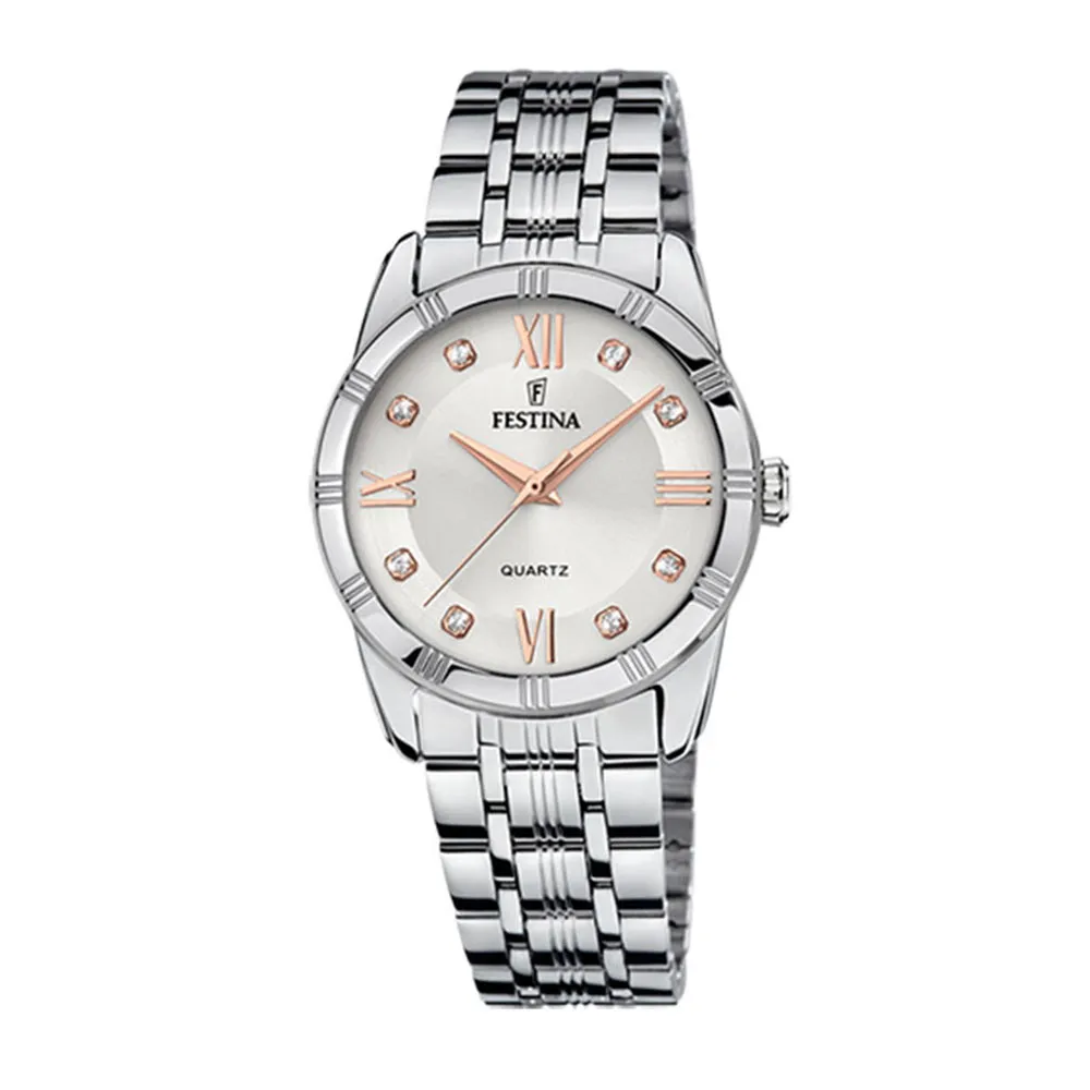 Часы FESTINA с камнями Swarovski