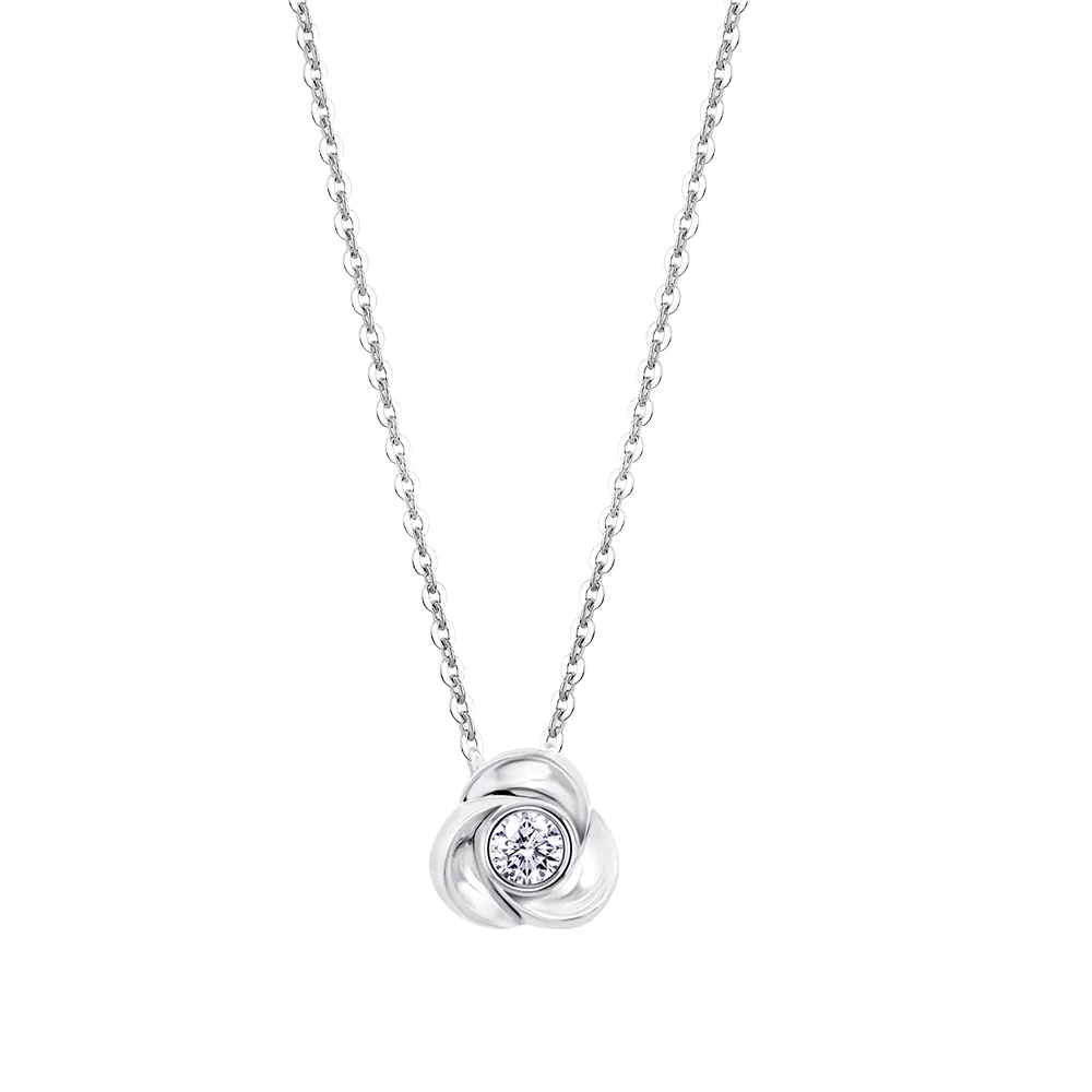 Colier din argint cu Cubic Zirconia Incolor
