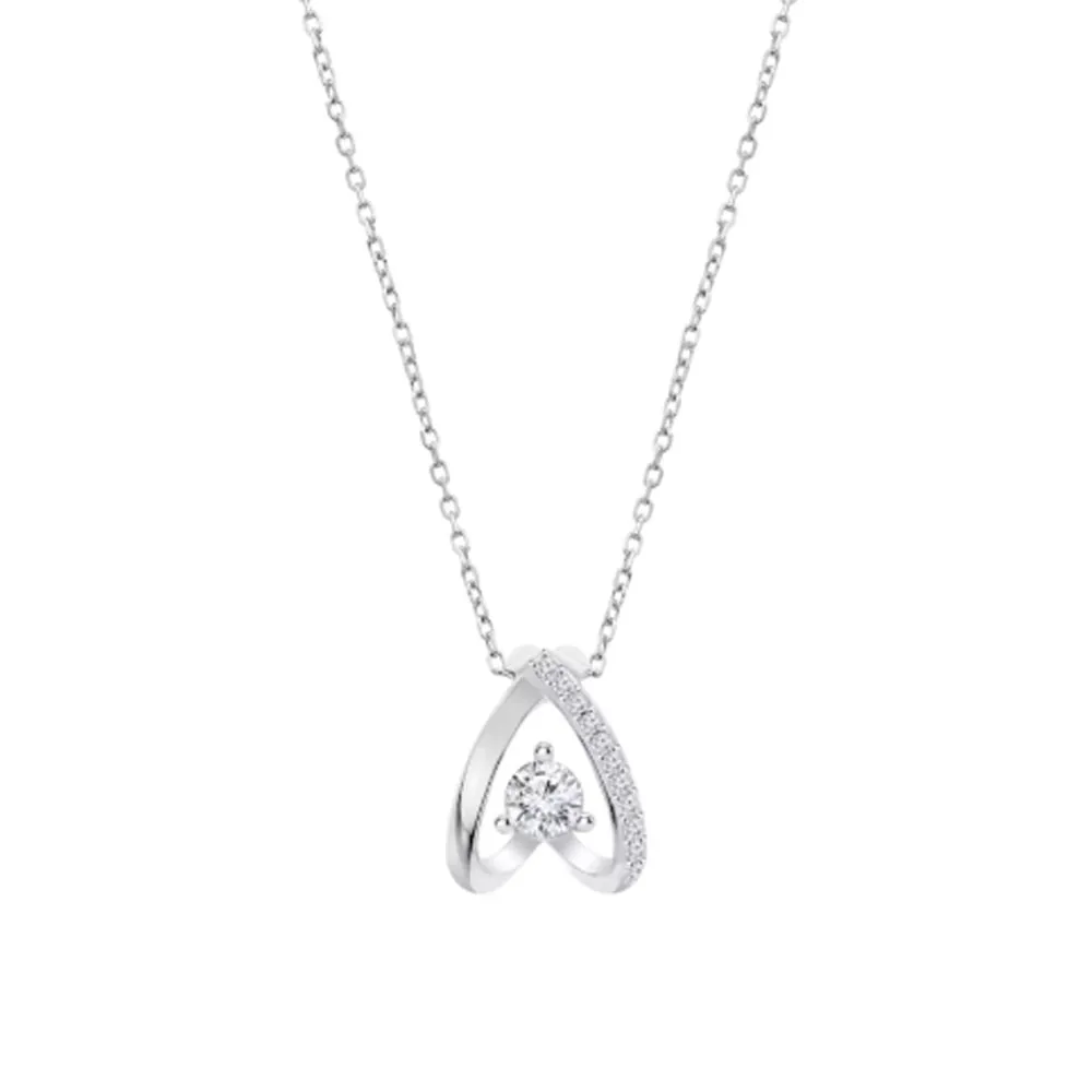 Colier din argint cu Cubic Zirconia Incolor