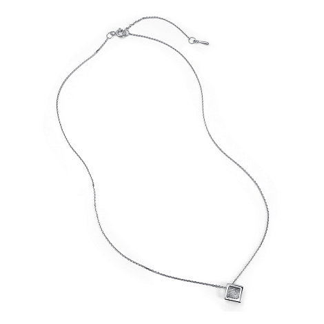 Колье из серебра с камнями Бриллиант
