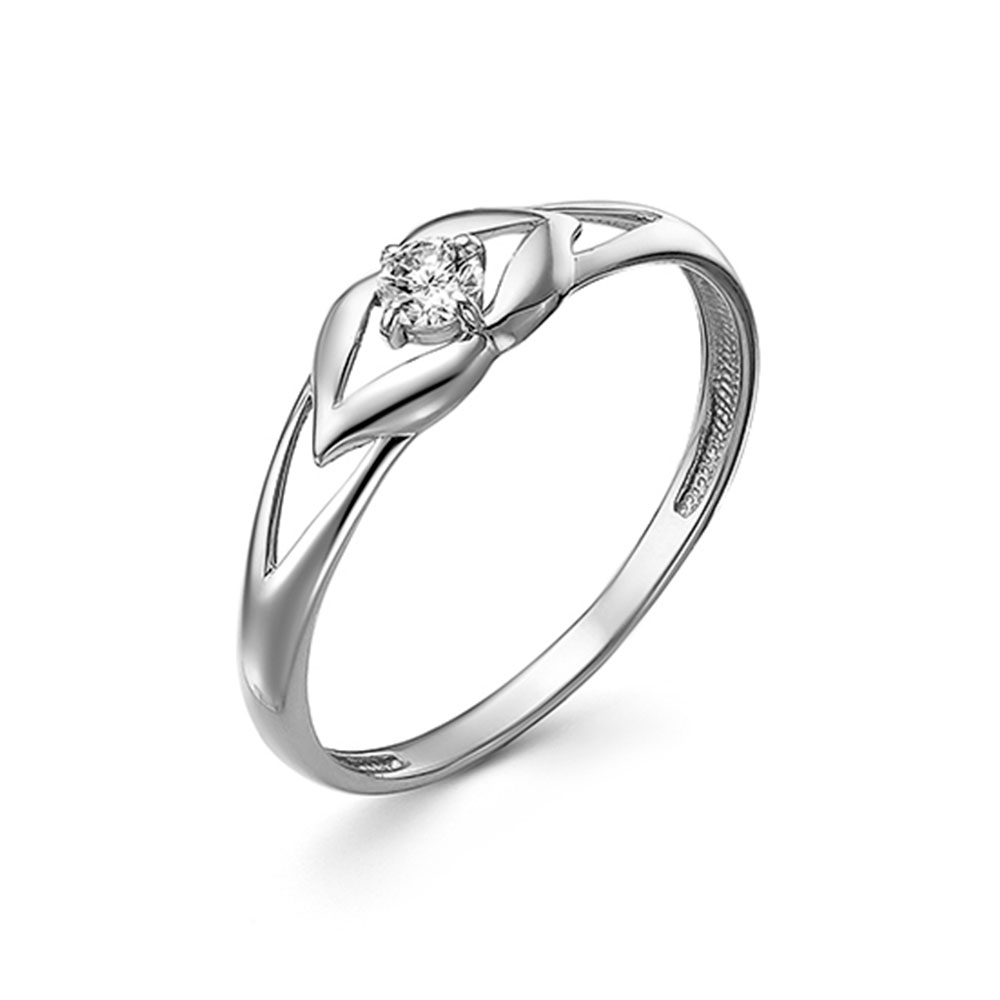 Inel din argint  cu pietre Cubic Zirconia Incolor