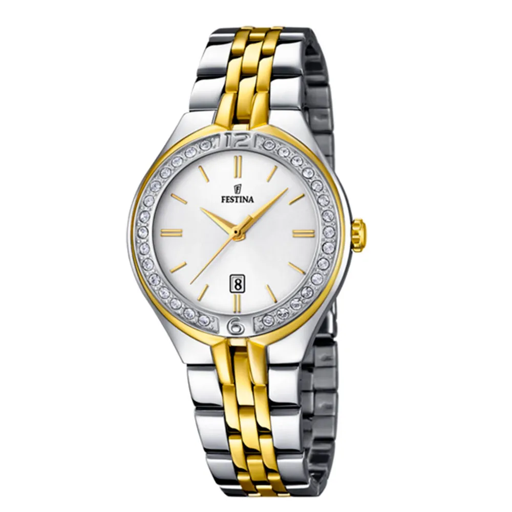Часы FESTINA с камнями Swarovski