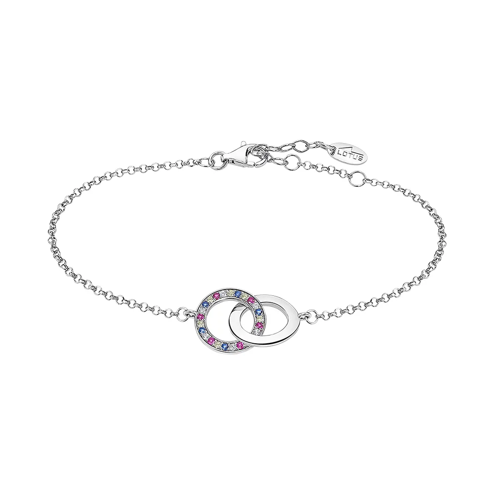 Brățară din argint cu Cubic Zirconia Multicoloră