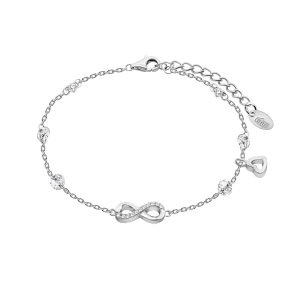 Brățară Love din argint cu Cubic Zirconia Incolor