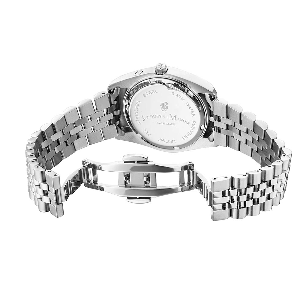 Ceas JACQUES DU MANOIR cu pietre Swarovski