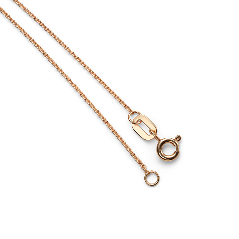 Colier din aur roșu cu pietre Safir