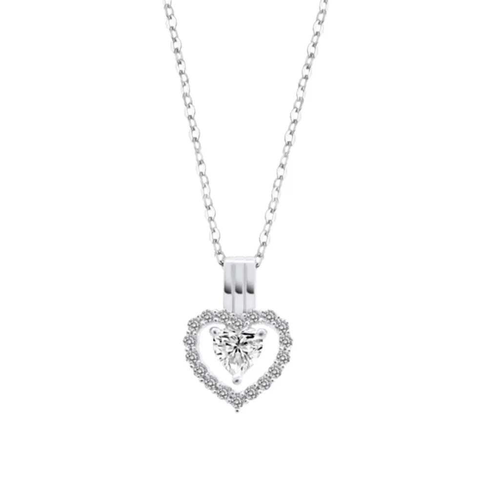 Colier din argint cu Cubic Zirconia Incolor