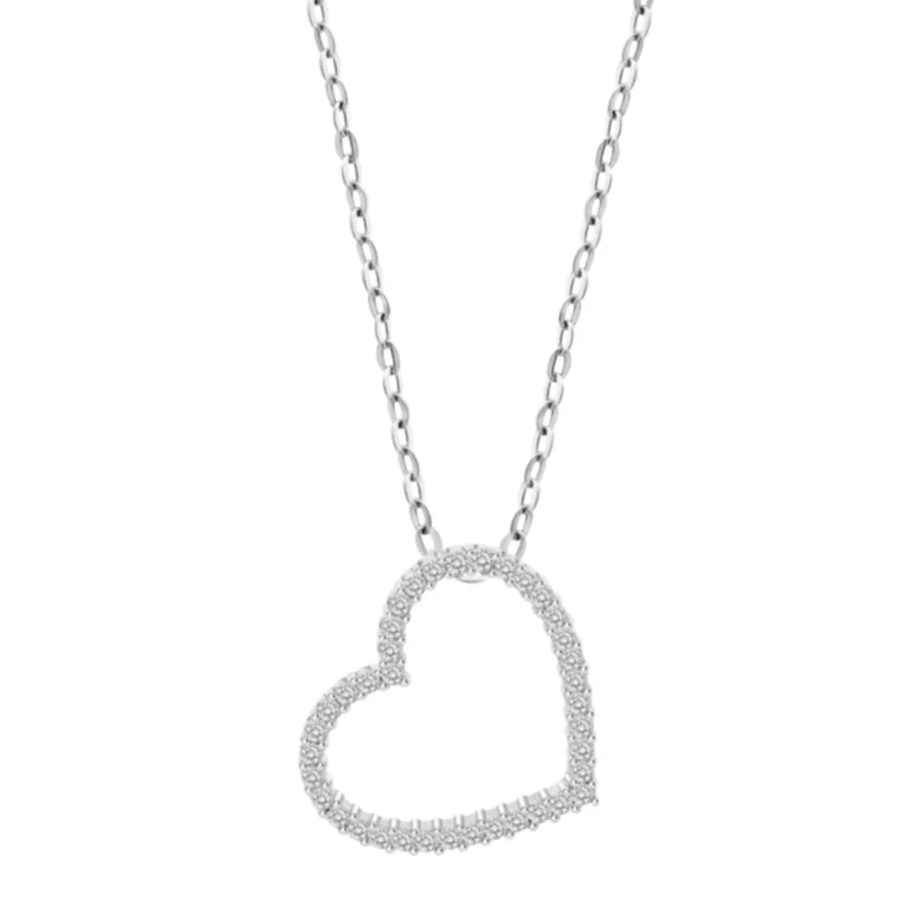 Colier din argint cu Cubic Zirconia Incolor