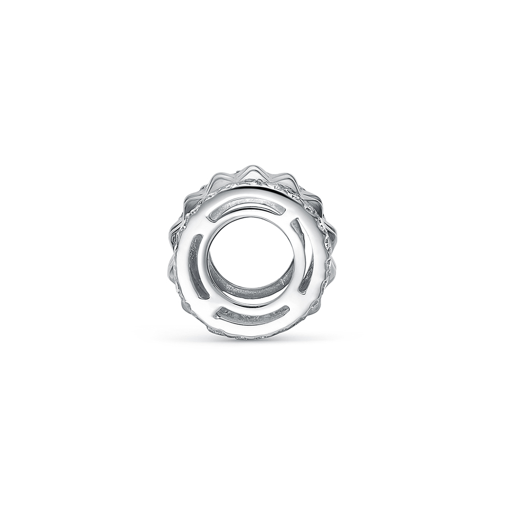 Подвеска из белого золота с камнями Бриллиант