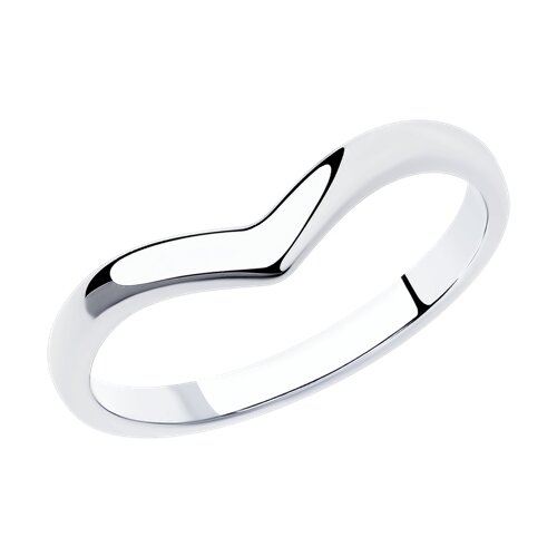 Кольцо из серебра без камней