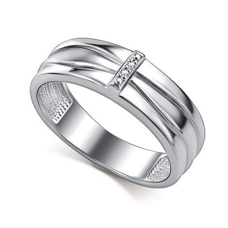 Inel din argint  cu pietre Diamant