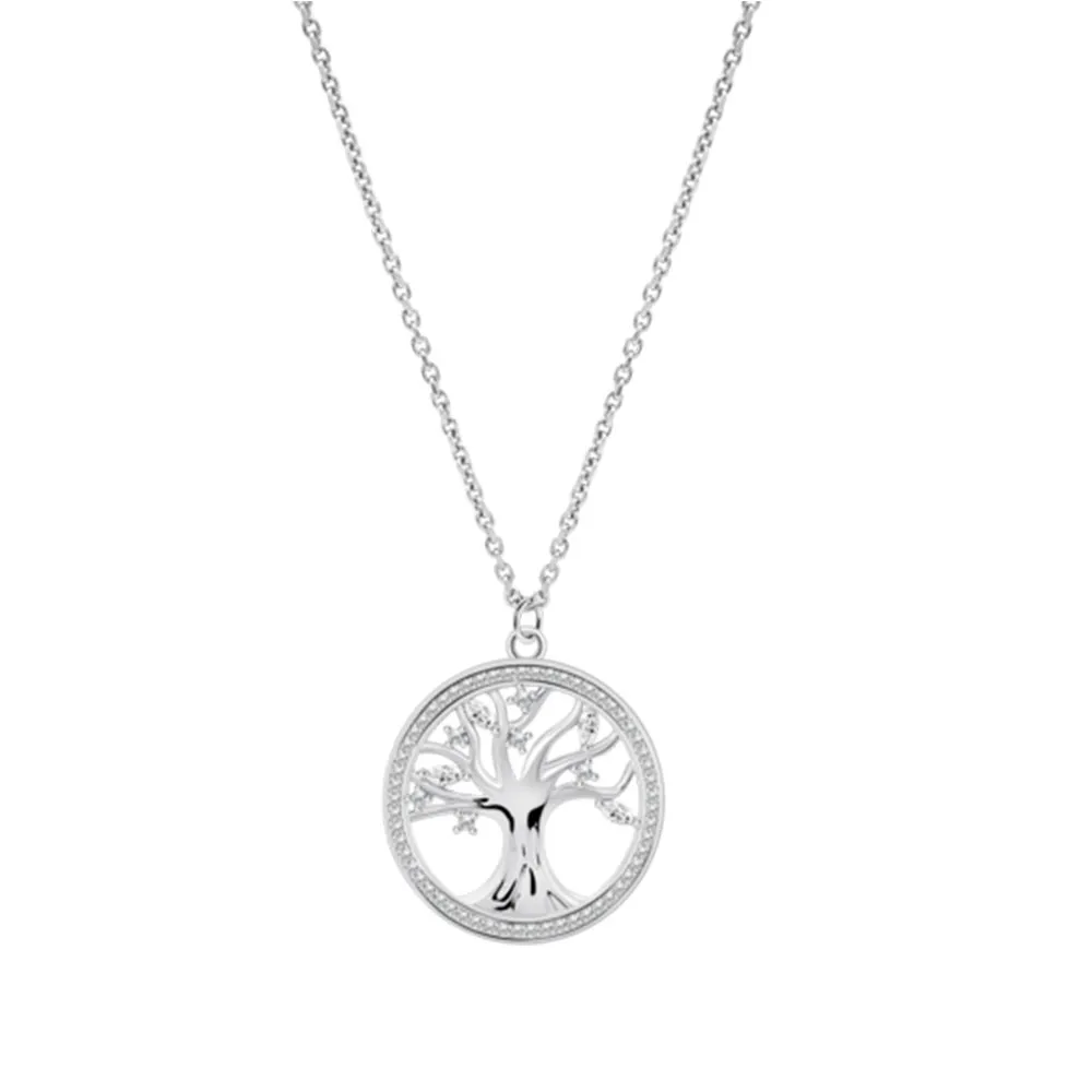 Colier din argint cu Cubic Zirconia Incolor