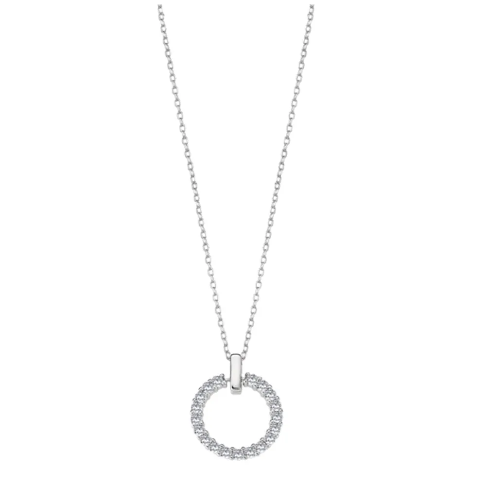 Colier din argint cu Cubic Zirconia Incolor