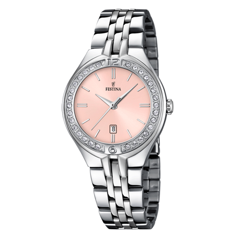 Часы FESTINA с камнями Swarovski