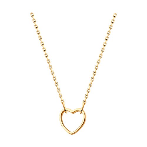 Colier din aur roșu fără pietre