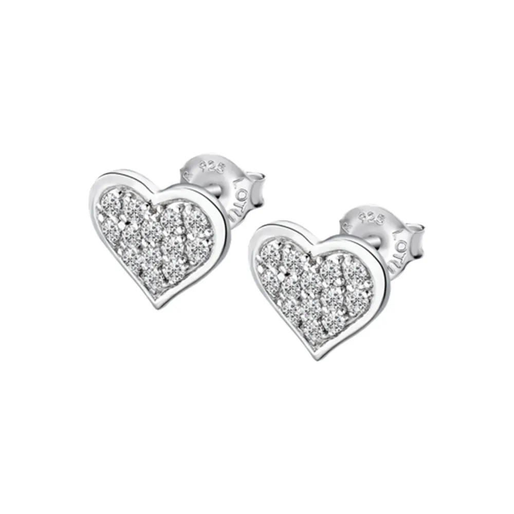 Cercei Pusete din argint cu Cubic Zirconia Incolor