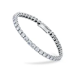 Brățară Tennis din argint cu Cubic Zirconia Incolor