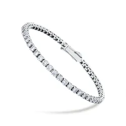 Brățară Tennis din argint cu Cubic Zirconia Incolor