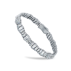 Brățară Tennis din argint cu Cubic Zirconia Incolor