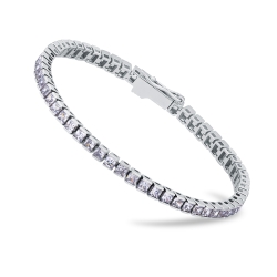 Brățară Tennis din argint cu Cubic Zirconia Incolor