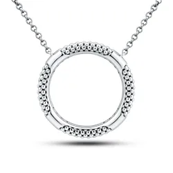 Колье из серебра без камней