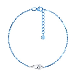 Браслет из серебра без камней